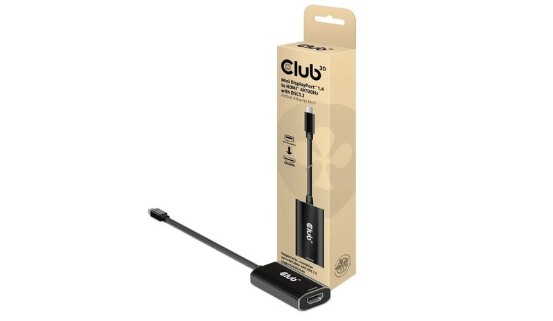 Club 3D Mini DisplayPort 1.4 - HDMI 2.1 aktiivinen -sovitin