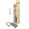 Club 3D 3.2 Gen1 USB-C - Dual Link DVI-D -sovitin, Harmaa – kuva 1