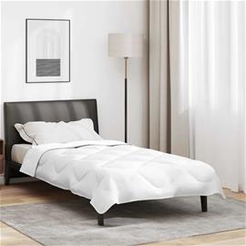vidaXL Peitto Valkoinen 200 x 140 x 4 cm Polyesteri
