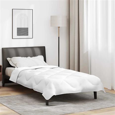 vidaXL Peitto Valkoinen 200 x 140 x 4 cm Polyesteri