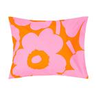 Marimekko Unikko Tyynynpäällinen 50x60 Cm Pinkki / Oranssi - Tyynyliinat Puuvilla Vaaleanpunainen - 075742-230