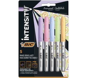 BIC INTENSITY COLOUR 5KPL PASTELLI TUSSI