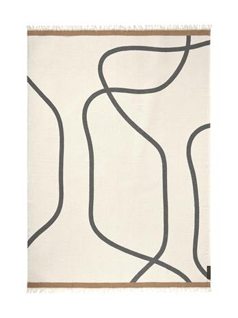 Mette Ditmer Shadow viltti Off-white-harmaa, 130x175 cm