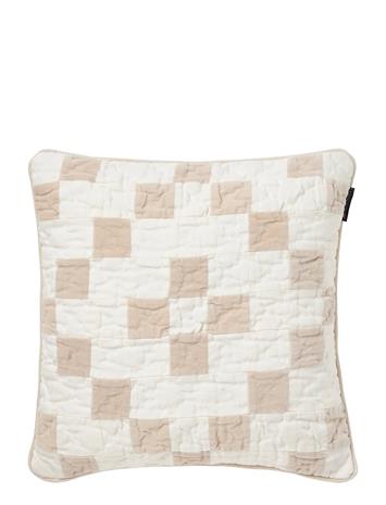 Lexington Patchwork Tyynynpäällinen 50x50 Cm - Koristetyynyt & Suojukset Luomupuuvilla Valkoinen - 12514100-1000-SH25