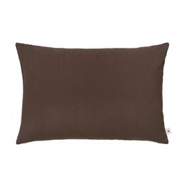 Ferm Living Sen tyynyliina Dark chocolate, 40x60 cm