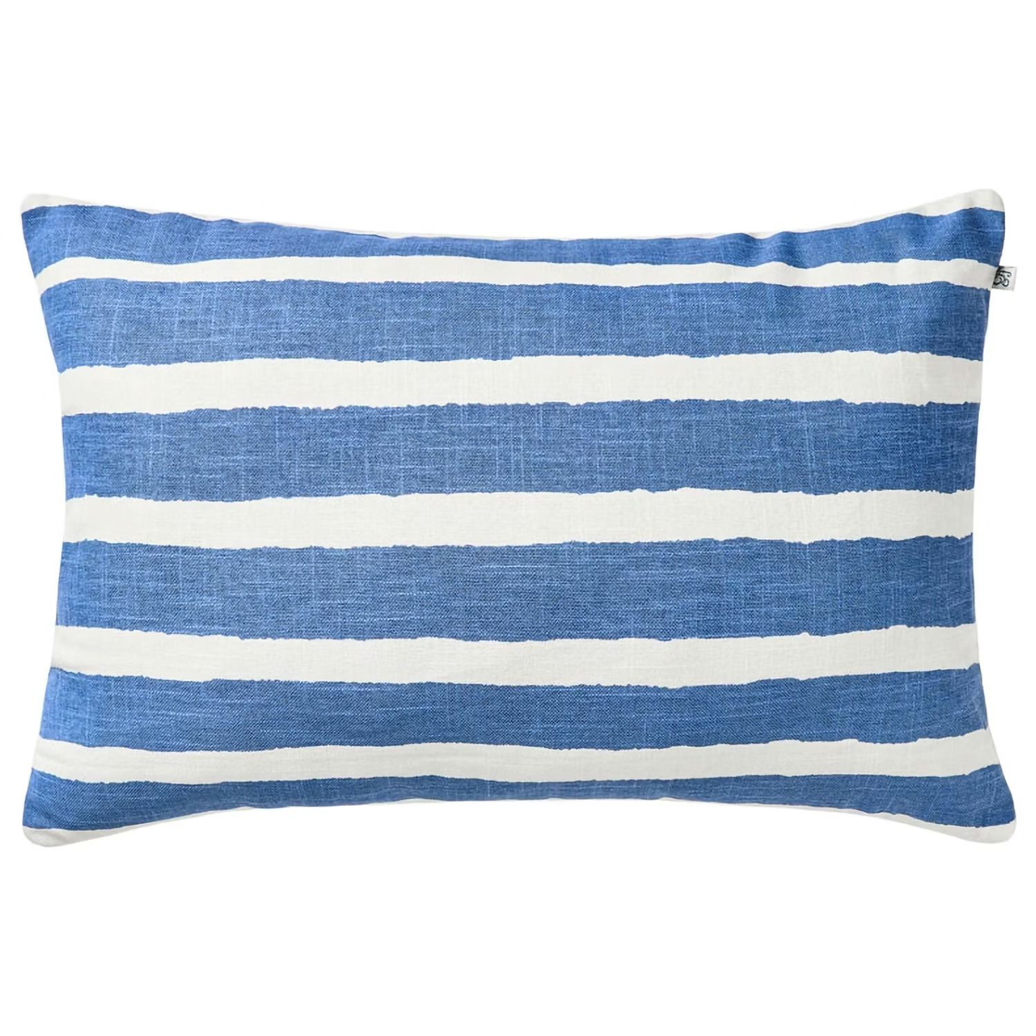 Chhatwal & Jonsson Block Stripe Ulkotyyny 40x60 Cm / Riviera Blue - Tyynyt Puuvilla Luonnonvalkoinen - OIC070253-27
