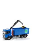 EMEK Scania Recycle Truck W Crane, Blue - Blue - ONE SIZE