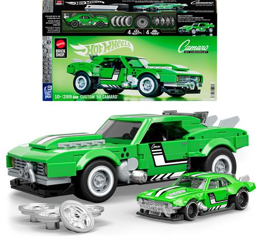 Mattel Brick Shop Hot Wheels Työmaasetti Custom ’68 Camaro 289