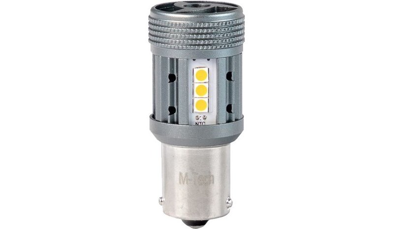 M-TECH PLAT LED 1156 PY21W ORANSSI