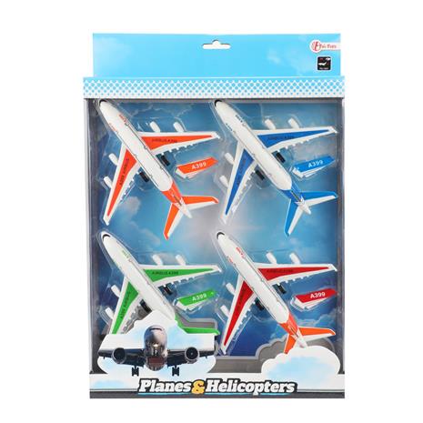 Toi-Toys - Vehicool Pull Back Airplanes 4pcs.