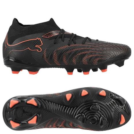 PUMA Future 9 Match FG/AG Eclipse - Musta/Hehkuva punainen/Strong Gray