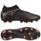 PUMA Future 9 Pro FG/AG Eclipse - Musta/Hehkuva punainen/Strong Gray – kuva 2