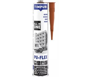 Liima- ja tiivistysmassa PU-Flex 300 ml ruskea