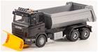 Emek Scania musta-harmaa aurausauto