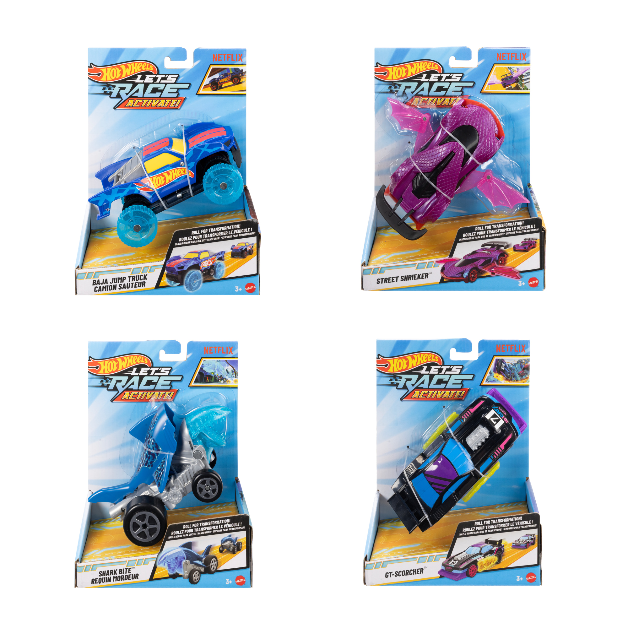 Hot Wheels LetS Race 1:32 pikkuauto