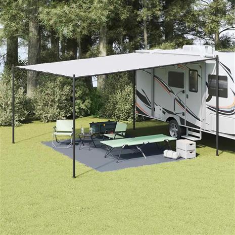vidaXL Telttamatto Sininen ja harmaa 400 × 300 cm Polyeteeni