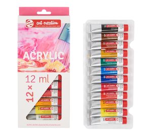 TAC 12X12ML AKRYYLILAJITELMA
