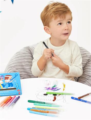 Janod Long-Lasting Felt-Tip Pens - Multi/patterned - ONE SIZE