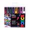 POSCA marker sæt PC-5M 8 ass. DEEP colors – kuva 2