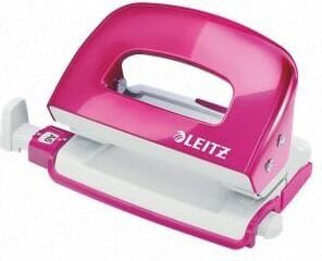Leitz Hole Punch WOW Mini 2-hole / 10sheets Pink