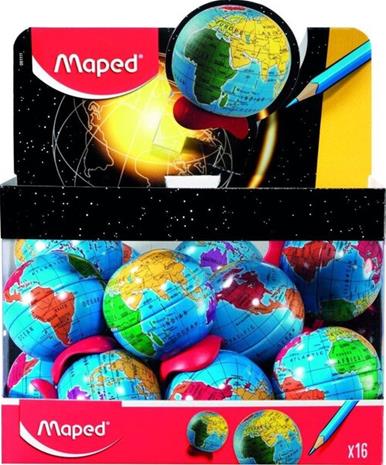 Maped sharpener. World globe