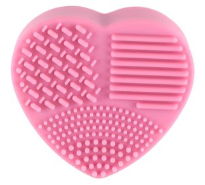 Mineas Make up brush cleaning mat hot pink