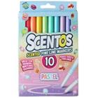 Scentos ohuet tuoksutussit pastellivärit 10 kpl
