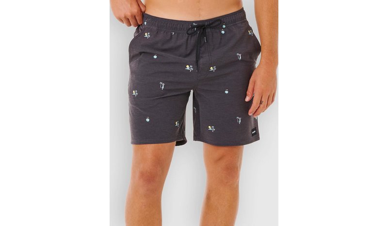 Rip Curl Skelly Breach Volley Surffishortsit black Miehet