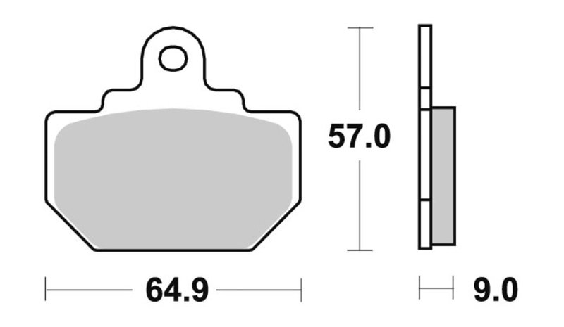 SBS 23-610LF CERAMIC TAAKSE JARRUPALAT
