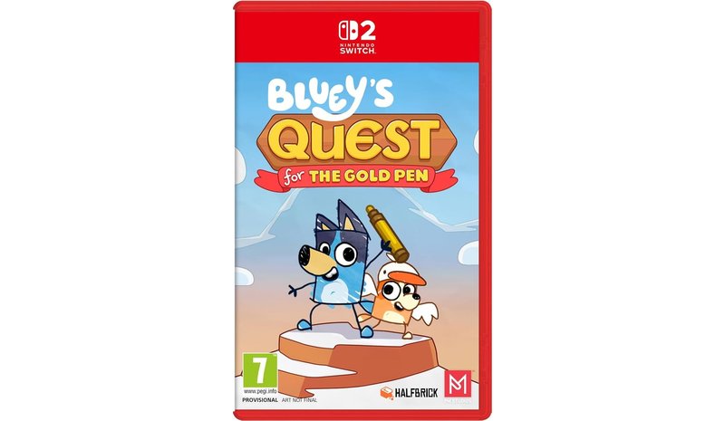 Bluey's Quest for the Gold Pen, Nintendo Switch 2 -peli