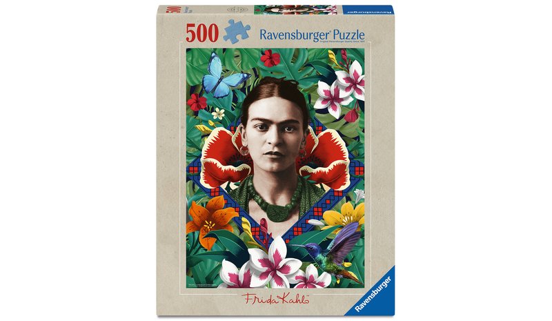 Frida Kahlo: Blooming Fantasy Palapeli 500 palaa Ravensburger – kuva 1/8