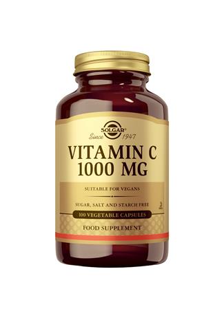 Solgar C-vitamiini 1000 mg 100 kaps, ravintolisä