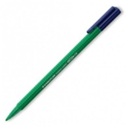 Staedtler triplus color Triangular fibre-tip pen 5 green