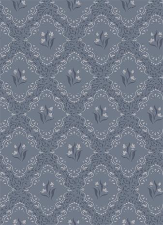 Rosalind Dark Blue - 1037901-04 Tapetti