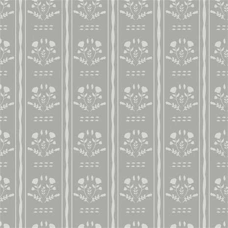 Sprig Flowers Lines and waves in Grey - 1033601-07 Tapetti