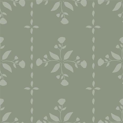 Lines in Verticals in Green - 1033101-04 Tapetti