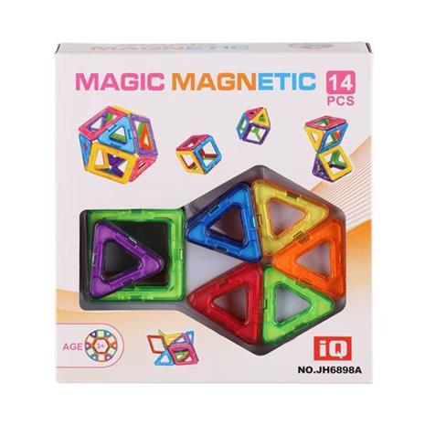 Magneettiset rakennuspalikat 14 kpl / magneettiset palikat / rakennuslelu magnet / rakennuslelu lapsille