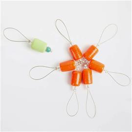 KnitPro Orange Lily 7 kpl silmukkamerkit