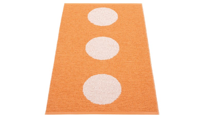 Pappelina Vera Pop matto 70 ä— 120 cm, orange/pink