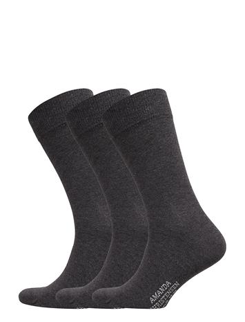 Amanda Christensen True Ankle Sock 3-Pack Underwear Socks Regular Socks Beige Amanda Christensen
