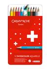 CARAN D'ACHE SWISS 12KPL AKVARELLIKYNä?