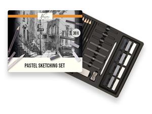 Nassau - Pastel Sketching Set, 30 pcs (AR023800)