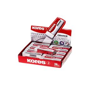Kores - Eraser - White - 20 PCS