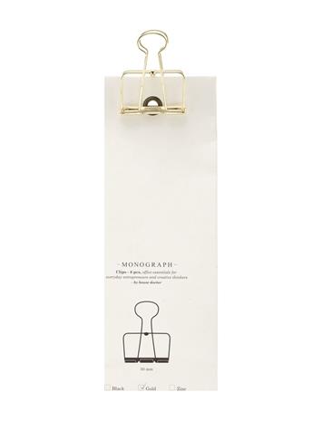 Monograph Clips - Gold - 5 cm – kuva 1/3