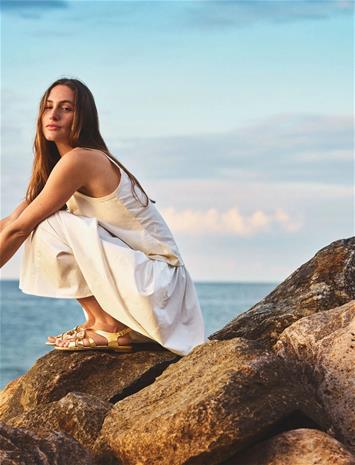 ANGULUS Sandals - Flat - Gold - 42