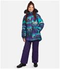 Huppa Tyttöjen talvisetti RENELY 3, multicolor patter/ dark lilac