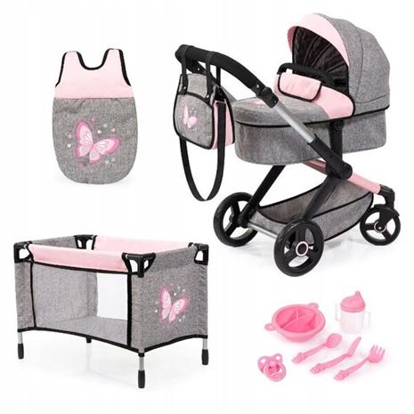 Bayer - Dolls pram Xeo mega set (17033AD)