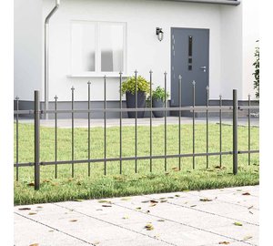 vidaXL Puutarha-aita Woerden 3 pcs Harmaa