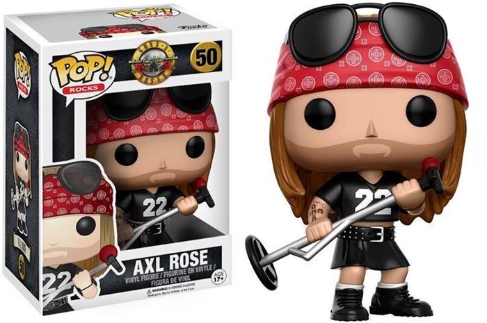 Guns N' Roses - Axel Rose Rocks! (Chase Edition möglich) Vinyl Figur 397 - Funko Pop! -figuuri - Unisex - Monivärinen