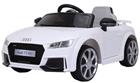 Audi TT RS Sähköauto lapsille 12V, valkoinen